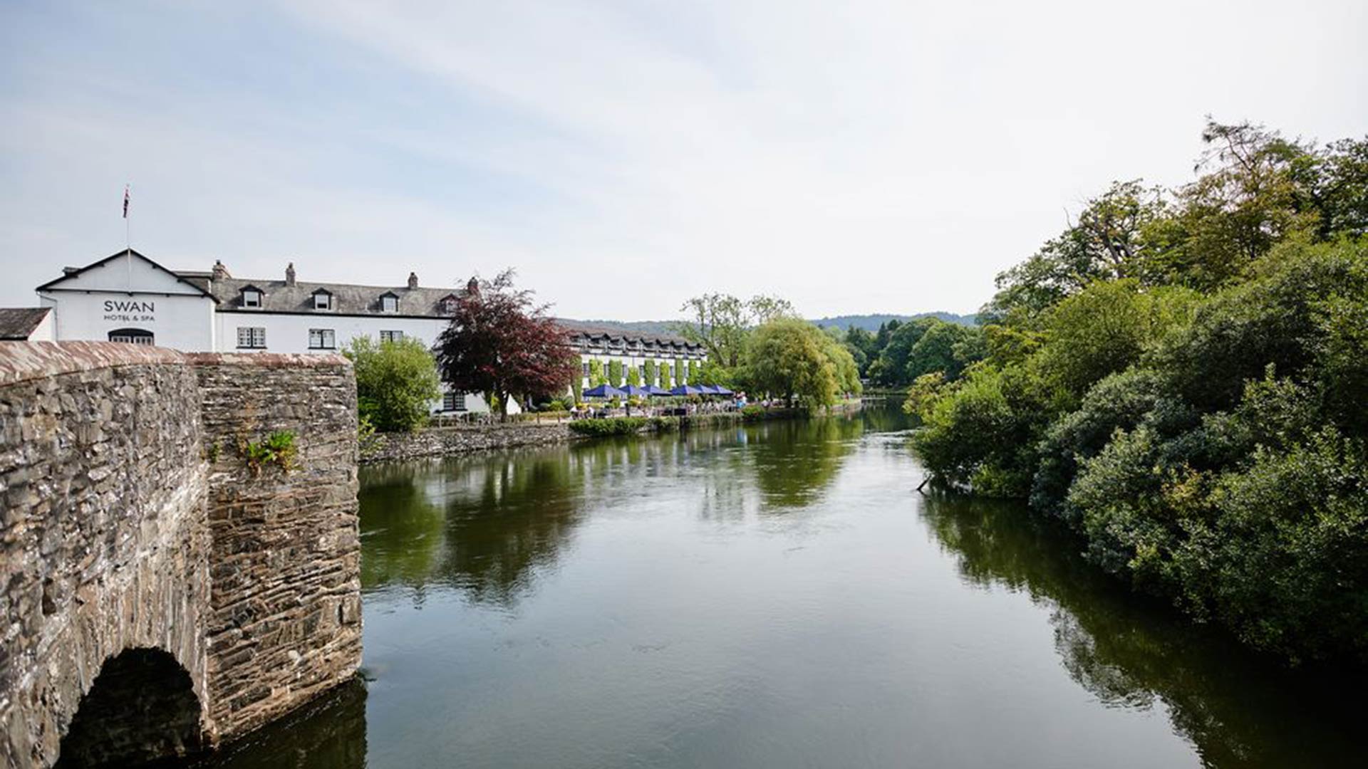 View across the river